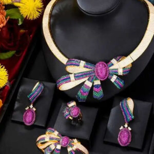 Romantic 4PCS Bowknot Jewelry