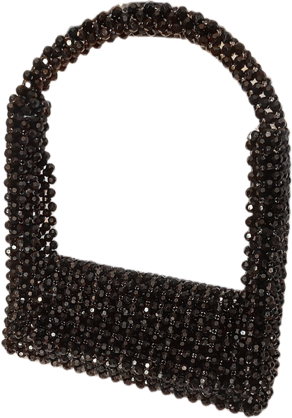 BEADED FLAP OVER EVENING BAG