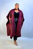 Jubilee Red Kimono — London — Luxury African Kimono, Fast Local Pickup