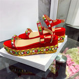 Phatbird Espadrille Wedge High Platform Sandals