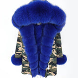 Phatbird Luxe Fox Fur Collar Parka