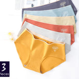 3-pieces Seamless ladies’ cotton Briefs