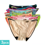 3-Piece Triangle low Waist underwear