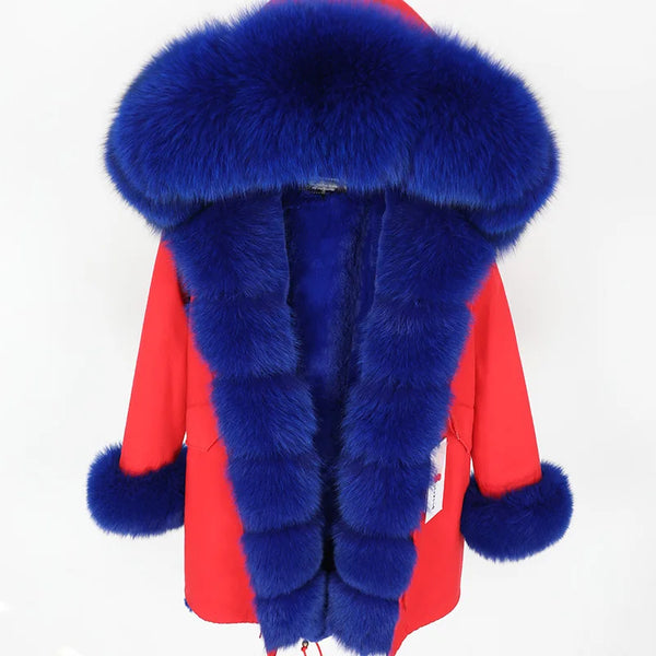 Phatbird Luxe Fox Fur Collar Parka