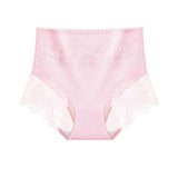 Cotton High Waist Lace Underwear Tummy tuck