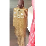 Phatbird India Luxe Gold Tassel Clutch
