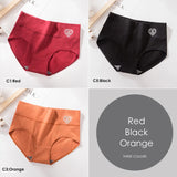 3-pieces Seamless ladies’ cotton Briefs