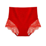 Cotton High Waist Lace Underwear Tummy tuck