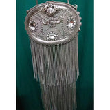 Phatbird Indian Elegance Gold Tassel Clutch