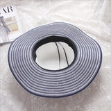 Phatbird Hepburn Wind Striped Bowknot Summer Hat