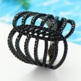 Phatbird Trendy Stacks Charm Statement Ring for Women  Cubic Zircon Finger Rings