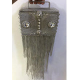 Phatbird India Luxe Gold Tassel Clutch