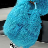 Phatbird Real Mongolia Fur Handbags Women's Lamb Fur Plush Shoulder Bags Soft Fur Hobo Handbag