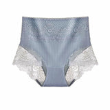 Cotton High Waist Lace Underwear Tummy tuck
