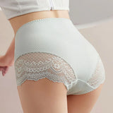 Cotton High Waist Lace Underwear Tummy tuck