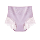 Cotton High Waist Lace Underwear Tummy tuck