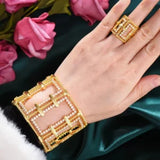 Phatbird Precious Luxury Jewelry Set Earrings Necklace Bangle Ring