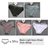 Women Cotton Briefs Intimates Breathable Low Waist Underwear