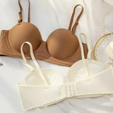 Strapless Push Up Wireless 3/4 Cup Bra
