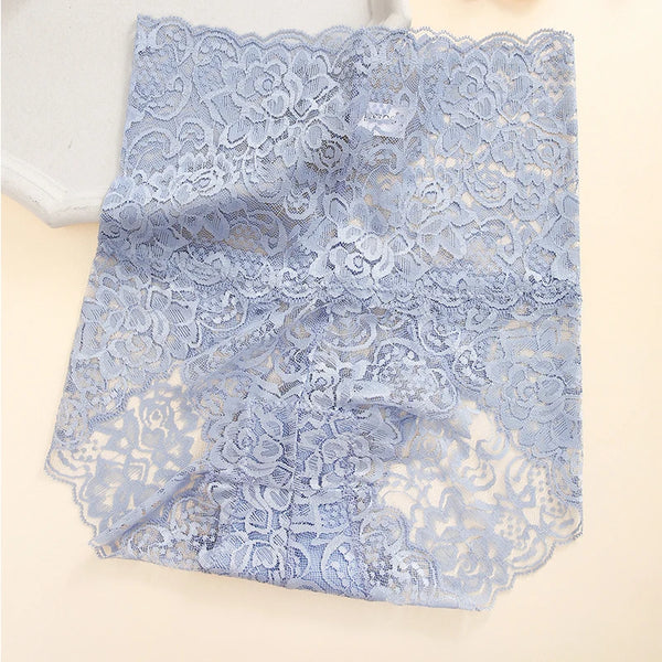 Stretchy French Cut High-Rise Women’s Lace Panties/ Briefs Breathable Lingerie