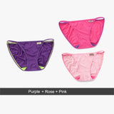 3-Piece Triangle low Waist underwear