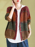 Phatbird Luxe Striped Knit Cardigan