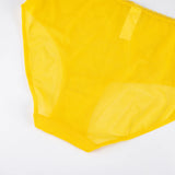 Varsbaby Sexy Light Yellow Light Green Briefs Transparent Panties S-XXL High-waist Underwear Summer See-through Underpants