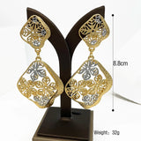 Phatbird Earrings For Women Plant Leaf Shape Dubai Fashion Jewelry