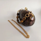 Phatbird Brown Pearl Clutch