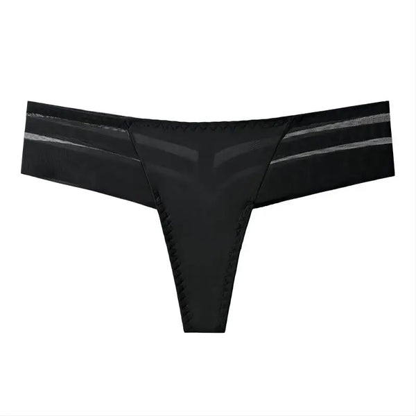 Leopard Print Lace Panties Soft Transparent G-string