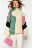 Phatbird Colour Blocked Turtleneck Sweater