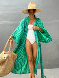 Tie-Dye Kimono Beachwear