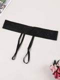 LACE G-STRING OPEN CROTCH