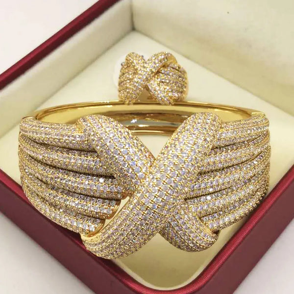 Luxury Ring & Cuff Bracelet