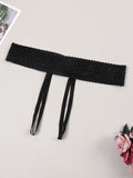 LACE G-STRING OPEN CROTCH