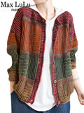Phatbird Luxe Striped Knit Cardigan