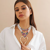 Phatbird Majestic Heart Pendant Choker Necklace