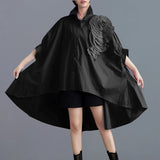 Oversize Hi-Lo Statement Loose Fit Shirt