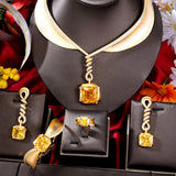 4- Pieces Spiral Wedding Jewellery set
