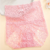 Stretchy French Cut High-Rise Women’s Lace Panties/ Briefs Breathable Lingerie