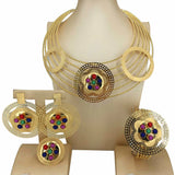 Phatbird Brazilian Gold Bridal Jewellery Set