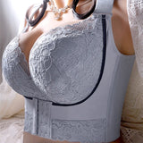 Front button wireless bra
