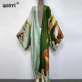 Afro Boho Batwing Kimono Maxi Holiday