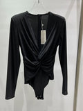 Twist V-Neck Bodysuit