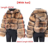 Phatbird Raccoon & Fox Fur Hooded Coat