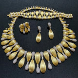 4- Pieces Luxury Pin Ball Jewellery set