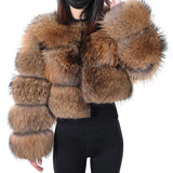 Phatbird Raccoon & Fox Fur Hooded Coat