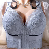 Front button wireless bra