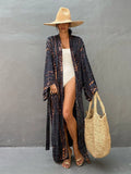 Tie-Dye Kimono Beachwear