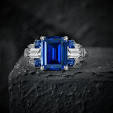 Sapphire Emerald Paraiba Tourmaline Citrine Gemstone Rings